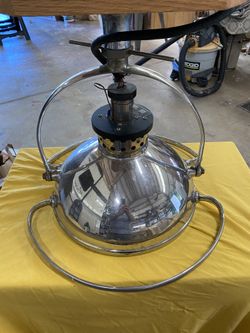 WW II Navy surgical lamp from Navy ship