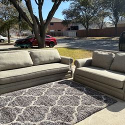 Grey Sofa Set (Delivery Available)