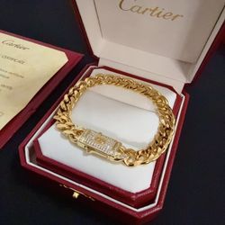 Diamond-encrusted bracelet