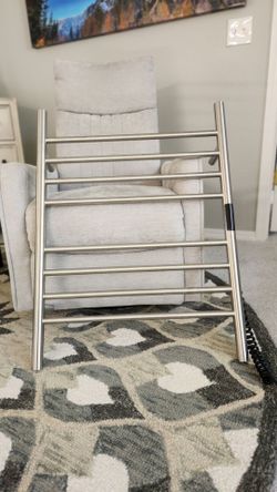 Heated towel rack for bathroom 155°