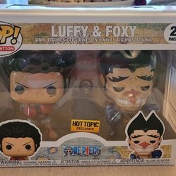 Pop OP Luffy & Foxy HT EXCLUSIVE IN HAND