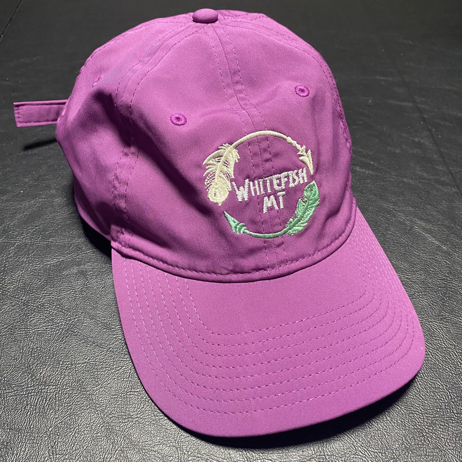 Whitefish Montana Outdoors Nature Adjustable Strapback Dad Hat