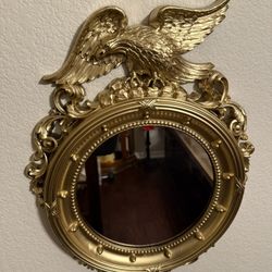 💥LARGE FLAT FEDERAL GILDED MIRROR 