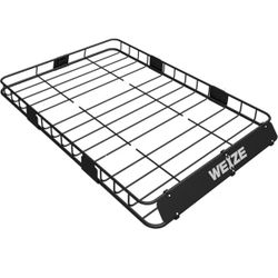 WEIZE Roof Cargo Basket Travel Rack