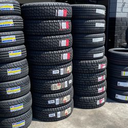 285-70R17 AT BRAND NEW SET WITH INSTALLATION