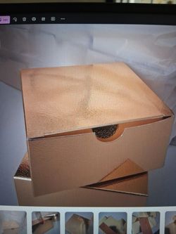 Gold Gift Boxes with Lids
