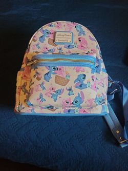 Disney Parks Loungefly Stitch Mini Backpack