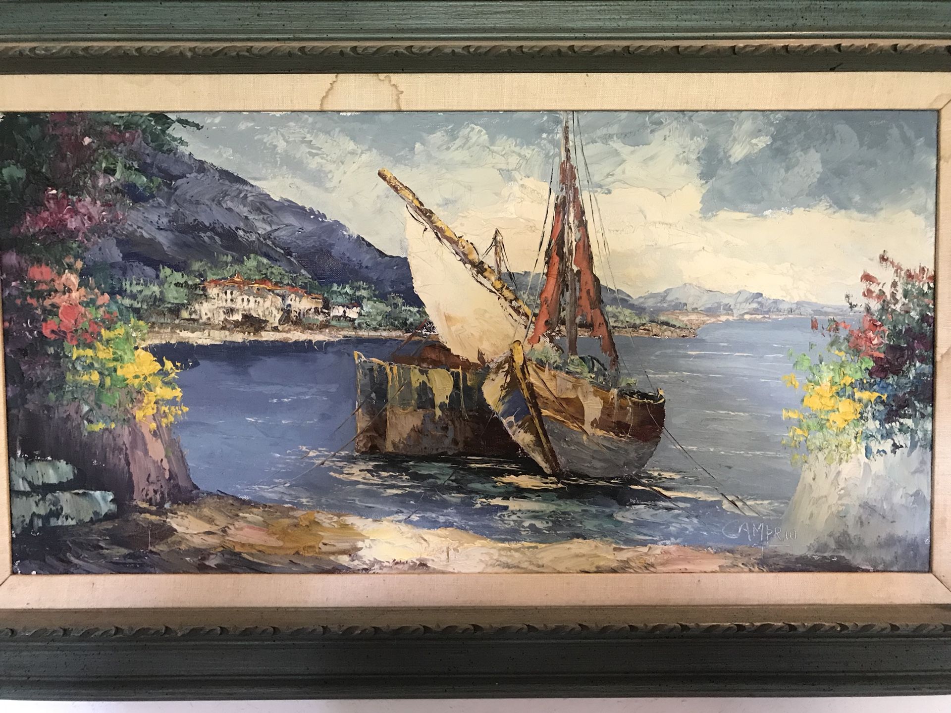 Camprio oil painting