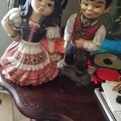 Two 12in Mexican The Man A Fidder And The Woman A Dancer