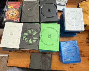 76 Mixed Lot of Empty DVD/Blu-ray Cases