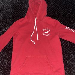Hollister Red Hoodie – Size Small /Teen/Junior women’s