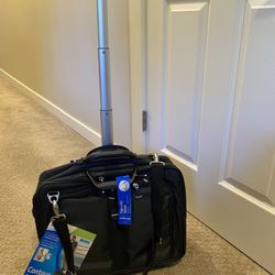 Kensington Contour Rolling Laptop Case Nylon 17-1/2 x 9-1/2 x 13 Black 62348