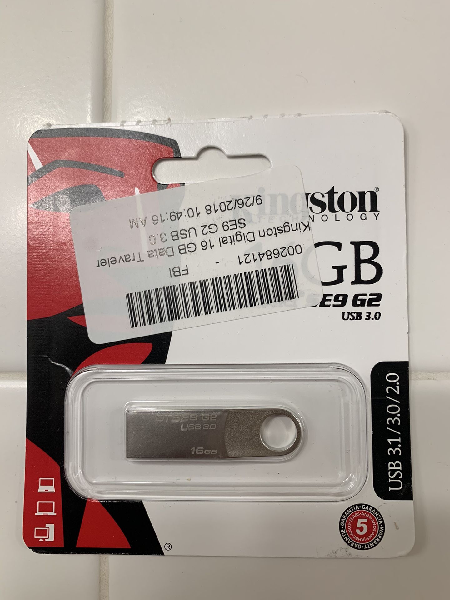 USB 3.0 Kingston Digital 16GB Data Traveler G2