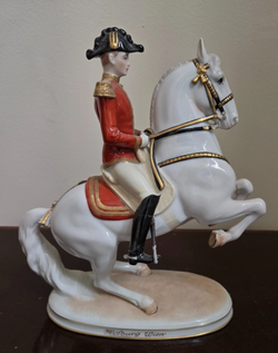 Augarten Wien Porcelain Spanish Riding School 'Levade With Rider'
