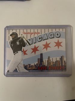 2022 Topps Archives Postcard Greetings from Chicago Luis Robert #PC-12