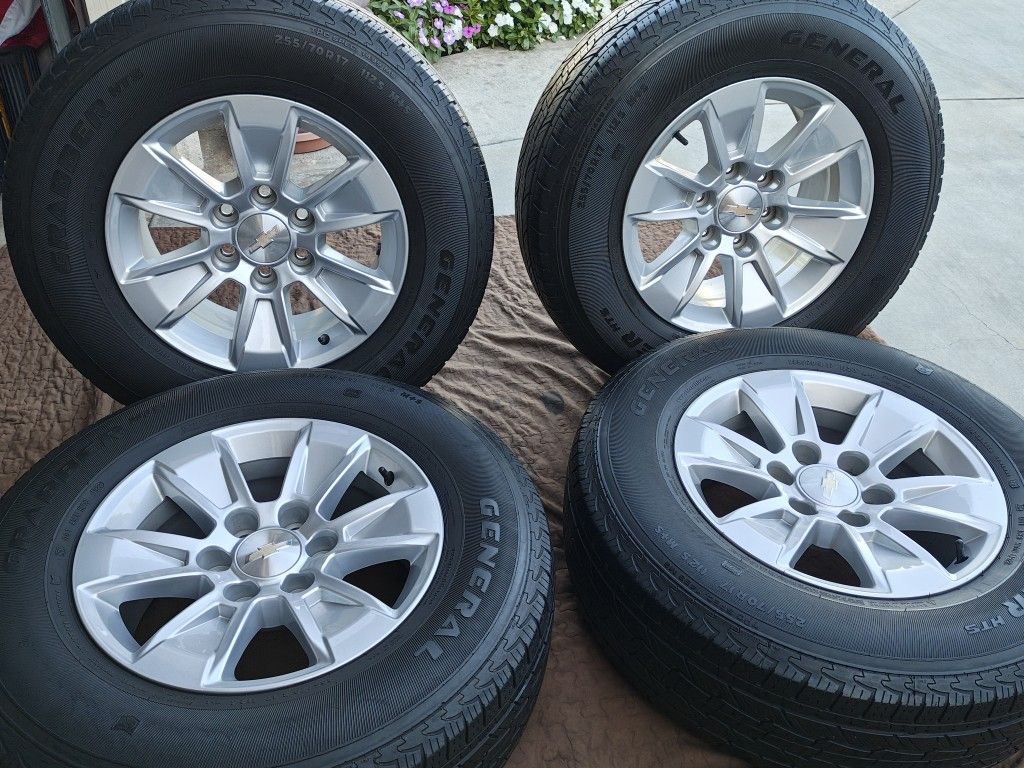 17" Chevy Wheels Good Condition