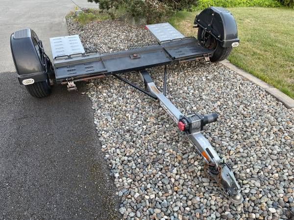Tow Dolly With Electric Winch Tilt