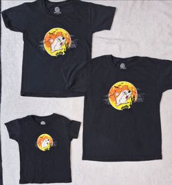 Buc-ee's Kids Halloween Shirts Lot Matching Sibling Set 2T Youth S Youth M