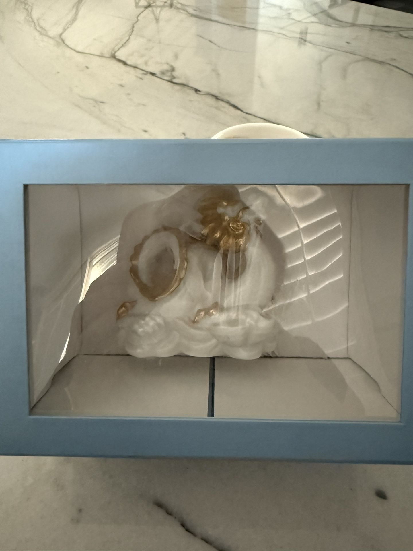 Brand New In Box Lladro Mini White Lion Figurine