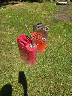 Old gas cans