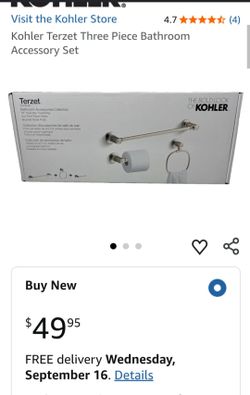 Kohler Terzet Bath Accessories Collection