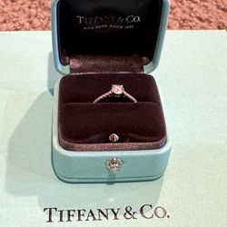 Tiffany & Co. Novo Platinum Engagement Ring – 0.50ct D/VS1 (With Certificate)