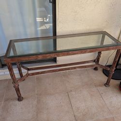 iron table console