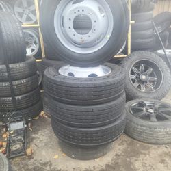2022 Ford F 450 Rims And Tires 99 % TREAD Good 