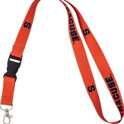 Syracuse University Orange Car Keys ID Badge Holder Lanyard Detachable Keychain