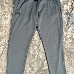 Under Armour Men’s Jogging Pants Gray & Black Size Large