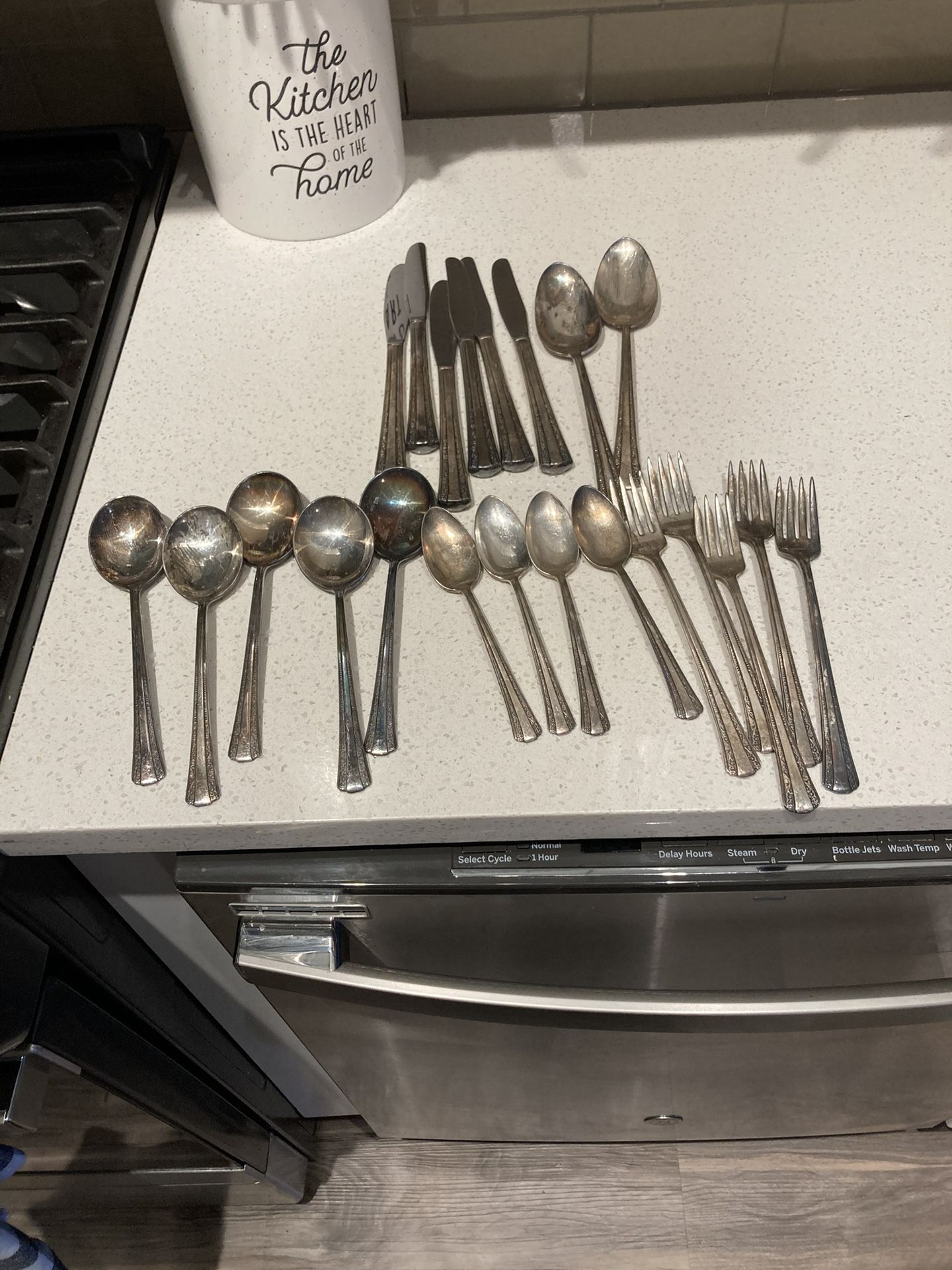 Rodgers Deluxe Plate 25 Piece Set Silver-plated
