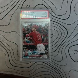 Psa 8 Rookie Shohei Ohtani 2018 Tops Holiday