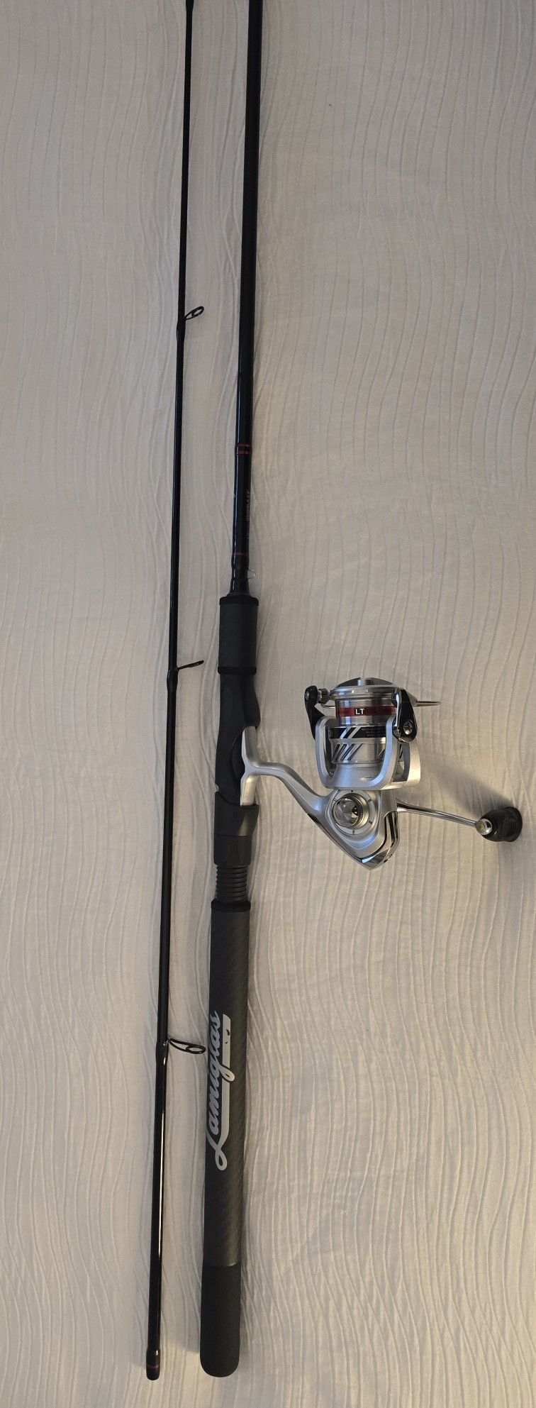 Lamiglas Redline 9.8ft Spinning Rod and Diawa Reel - New! Obo