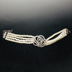 Formal flower Bracelet for women