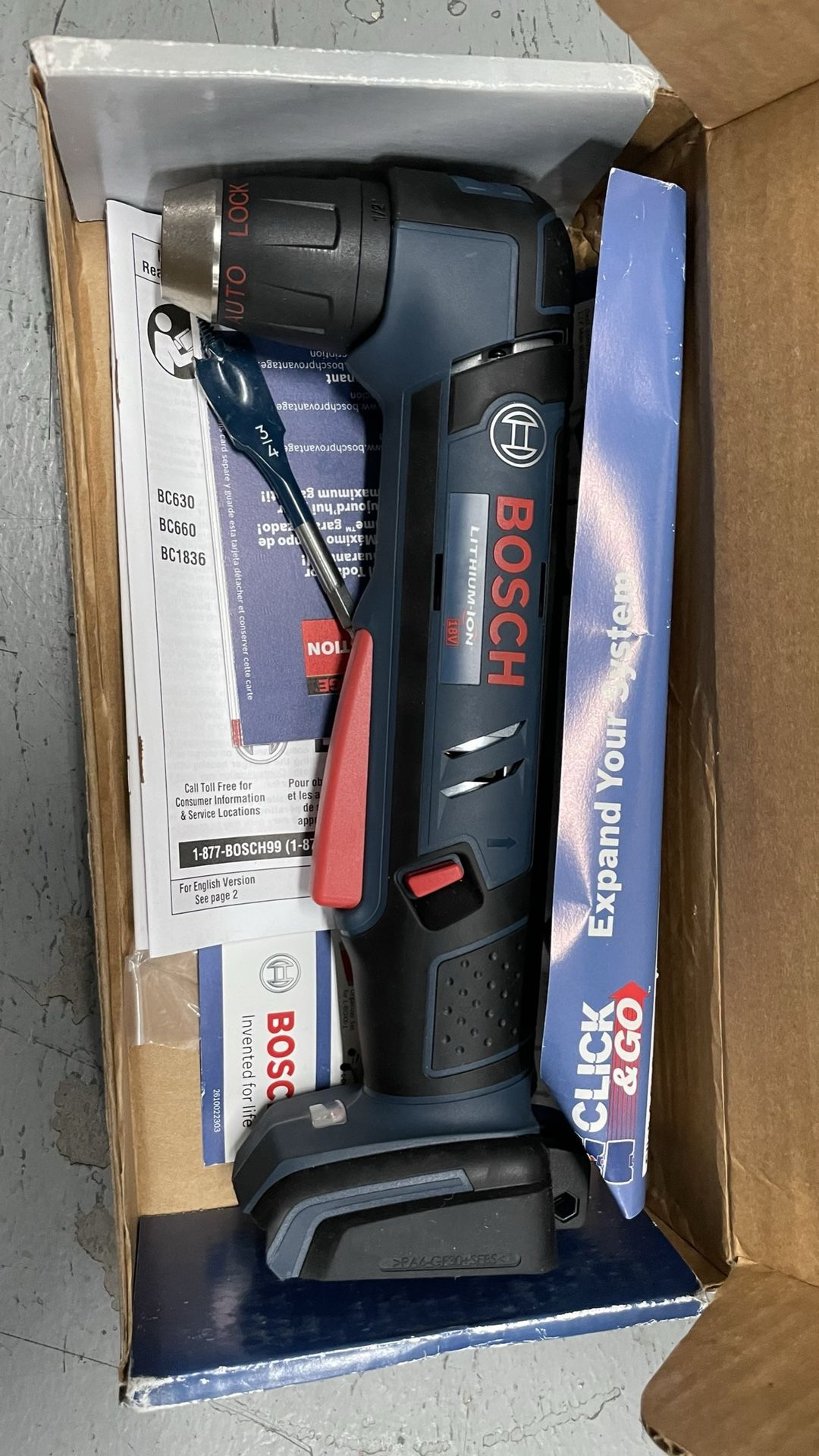 Bosch Rigth Angle Drill 18v