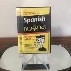 NWT Spanish for Dummies Audio Set 🌹 