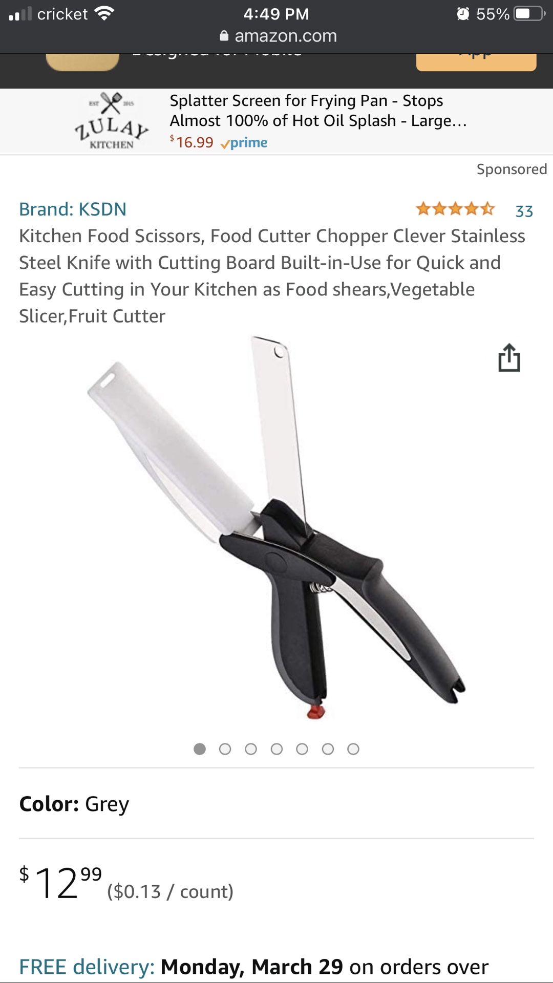 Clever Cutter Knife And Cutting Board Bundle 2 Pieces