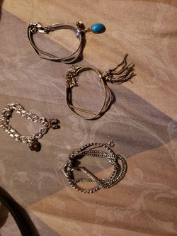Silver bracelets