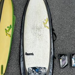 2 Hand-Shaped Rusty Surfboards – Dwart 2 & Smoothie (Jupiter, FL)