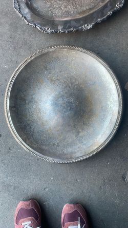 Vintage Silver  Platter