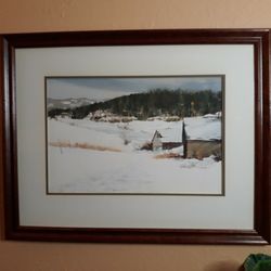 Signed & Framed Beautiful Original Watercolor