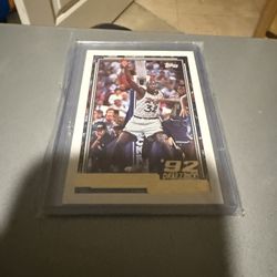 1992-93 Topps Shaquille O'Neal Gold Rookie RC #362 Magic