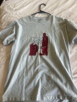 Vintage grey red maroon anarchy underground t shirt size medium