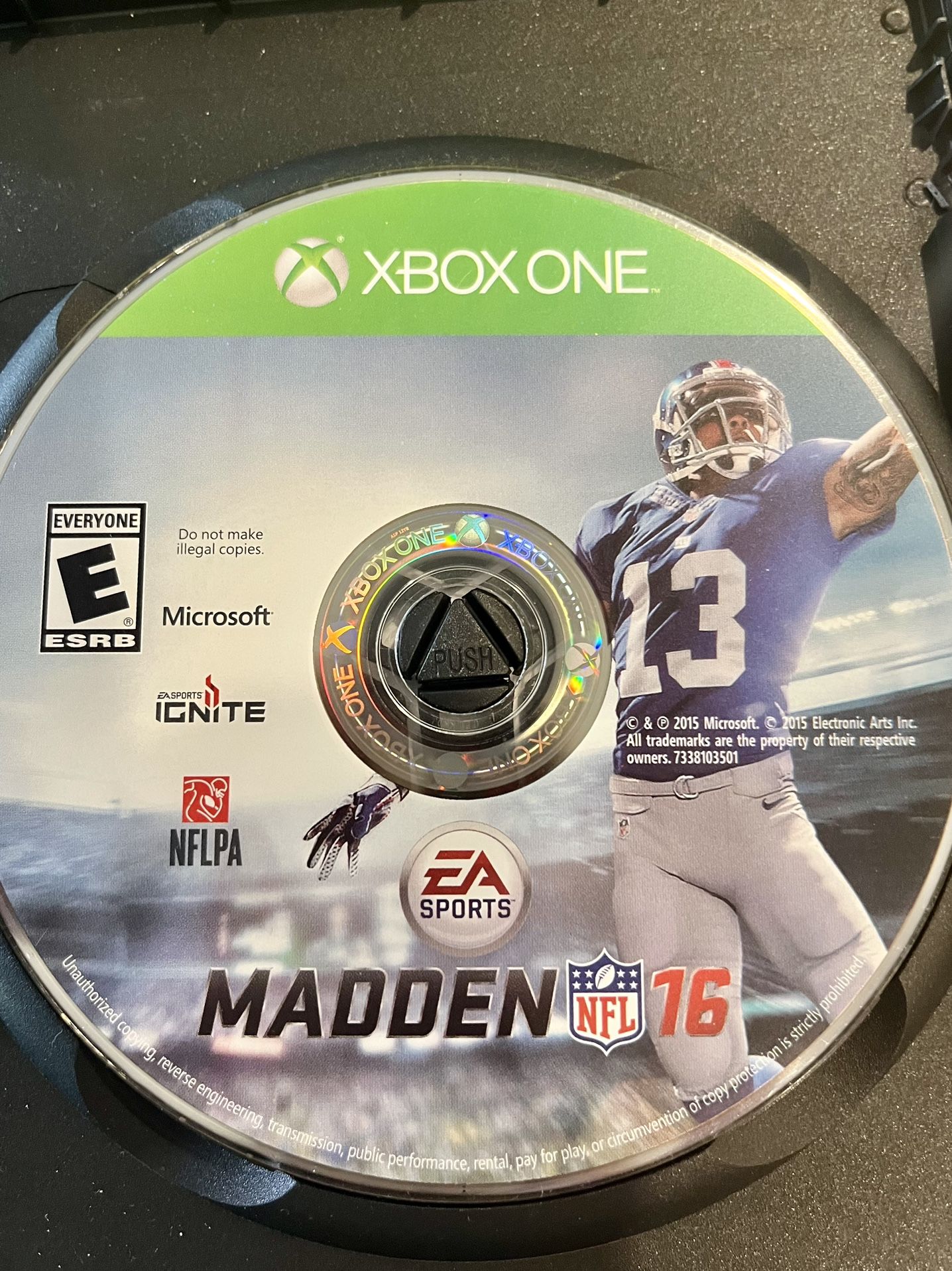 Madden 16 Disc for XBOX ONE
