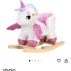 Rengue Unicorn Baby Rocking Horse