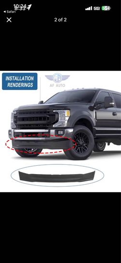 Front bumper valance