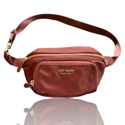 Kate Spade New York Perfect Size Burgundy/Red Fanny Waist Belt Bag