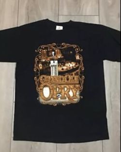 Certified Original GRAND OLE OPRY Members List T-Shirt Medium Black Double-sided
