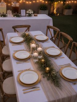 Glass vases and floring candles