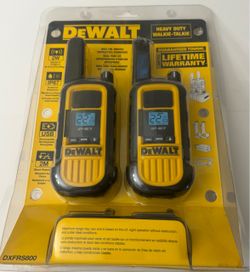 Dewalt Heavy-Duty 2-Watt Walkie Talkies (2-Pack)